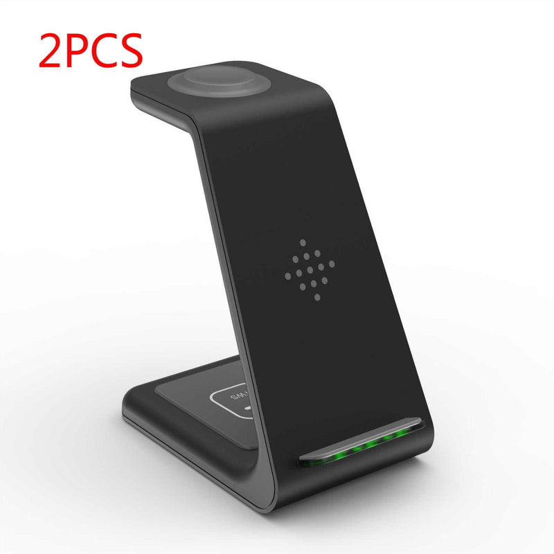 Wireless charging stand with upright design for fast phone charging