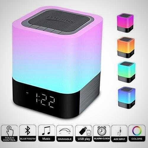 Bluetooth speaker with LED lighting